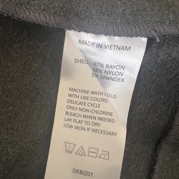 QUINCE gray knit blazer women's size S small business casual career fitted - Picture 9 of 9